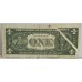 UNITED STATES OF AMERICA 1981 . ONE 1 DOLLAR BANKNOTE . MANY ERRORS . CREASES . OUT OF ALIGNMENT